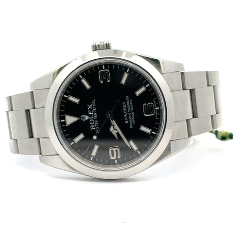 Pre-Owned Rolex Explorer 39mm Stainless Steel Watch 214270 S103597