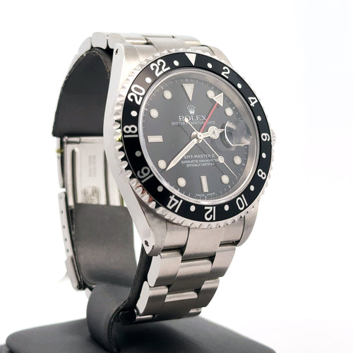 Pre-Owned Rolex GMT-MASTER II Automatic 40mm Watch, 16710  S12329