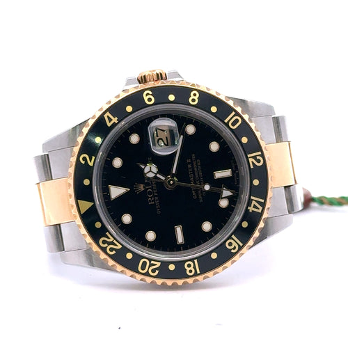 Pre-Owned Rolex GMT-MASTER II Automatic 40mm Watch, 116713 18k Gold S15868