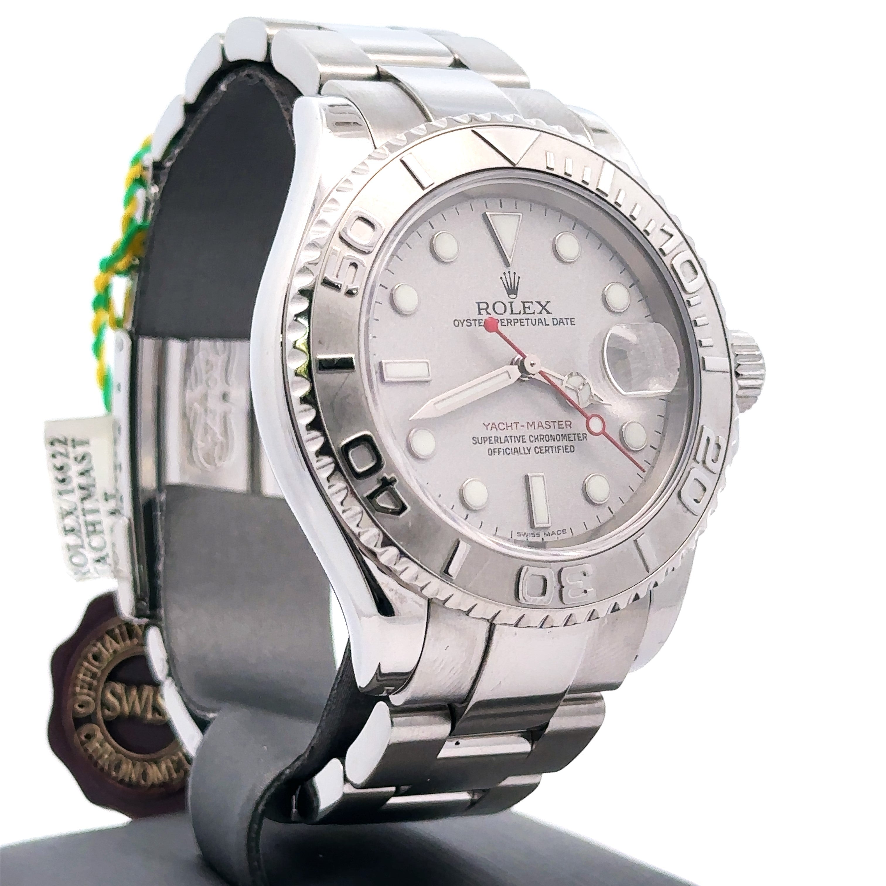 ROLEX Yacht-Master ステンレススチール シルバー Rolex Yacht-Master 40MM Steel Silver Dial (16622) – Grailzee