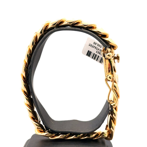 14k Yellow Gold Men's Cuban Link Bracelet,8.5", 142.3g, S107803