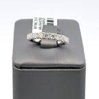 18k White Gold 1.00CT Diamond Ladies Wedding Band, 2.8G, Size 6.25,  S15490
