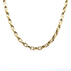 Roberto Coin Designer 18K Yellow Gold Fine Gauge Square Link 17", 10.7g, S107908
