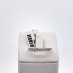 14k White Gold 0.60 CT Diamond Ladies Wedding Band, 2.2G, Size 7,  S106884