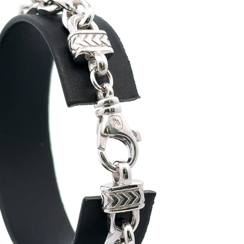 Vera Wang Bracelet Sterling Silver with Black Diamonds Diamonds, 29.7G S16156