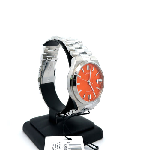 Citizen TSUYOSA Automatic Stainless Steel orange dial 40mm Watch NJ0151-53Z