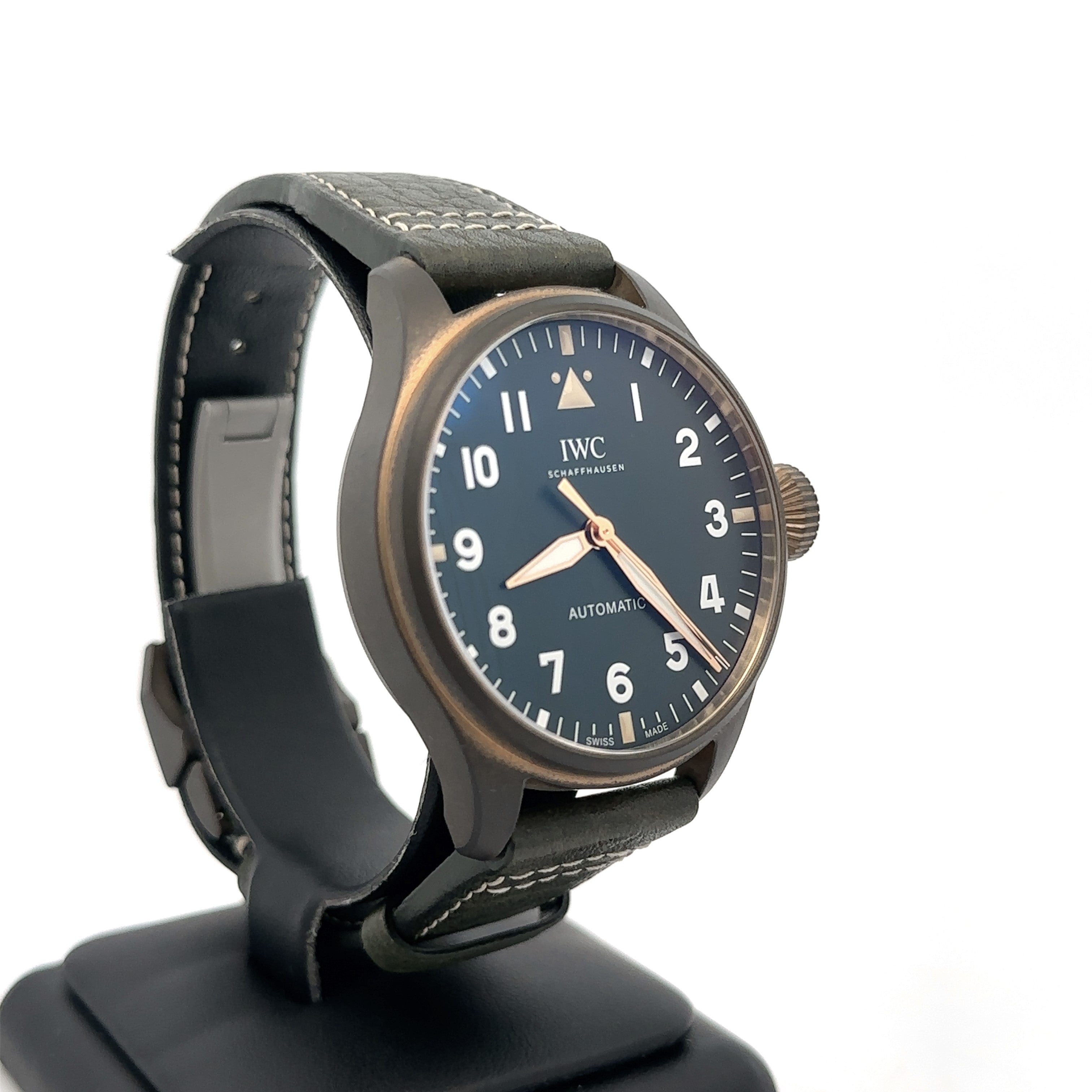 IWC BIG PILOT'S WATCH 43MM SPITFIRE BRONZE GREEN DIAL - IW329702