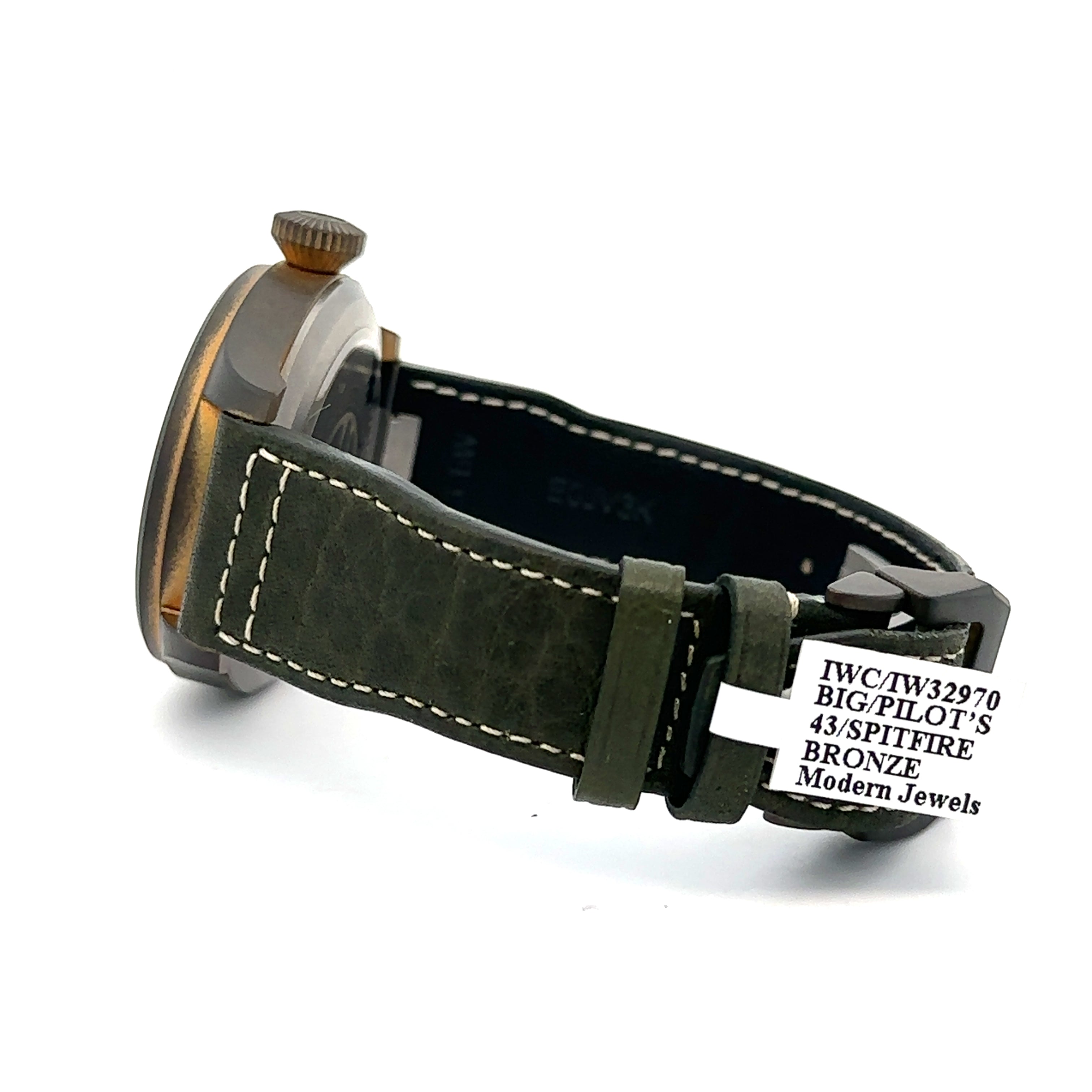 IWC BIG PILOT'S WATCH 43MM SPITFIRE BRONZE GREEN DIAL - IW329702