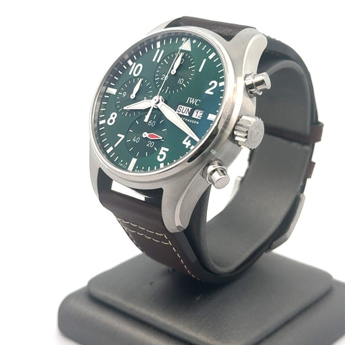 IWC PILOT’S WATCH CHRONOGRAPH 41MM - IW388103 - GREEN
