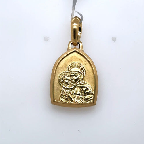 18k Yellow Gold David Yurman 5.95 CT St Anthony Pendant, 10.7gm