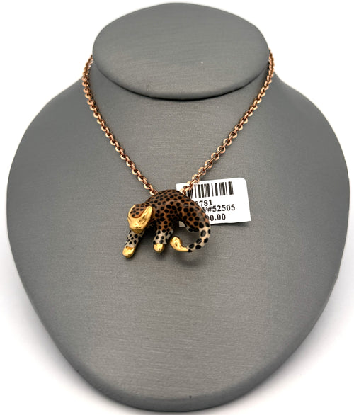 14k RYG Ladies Panthere Pendant Necklace, S108781