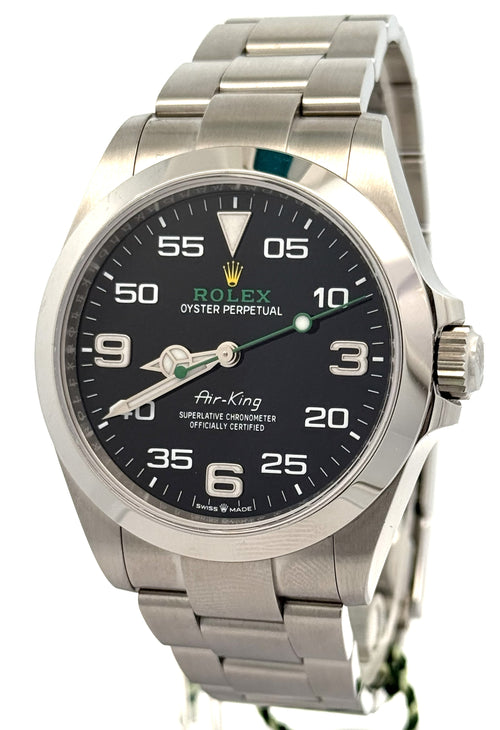 Pre-owned Rolex Air King 126900 - 2023 - Black Dial - Stainless Steel, S108780