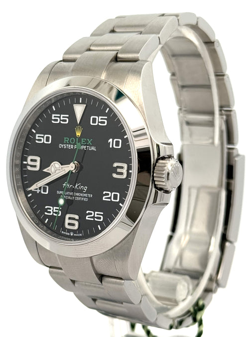 Pre-owned Rolex Air King 126900 - 2023 - Black Dial - Stainless Steel, S108780