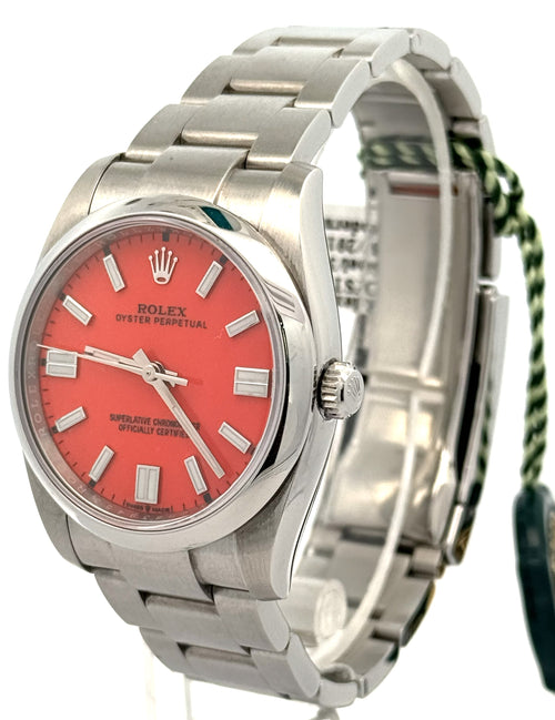 Pre-owned Rolex Oyster Perpetual 114200 - 2018 - Stainless Steel, S108656