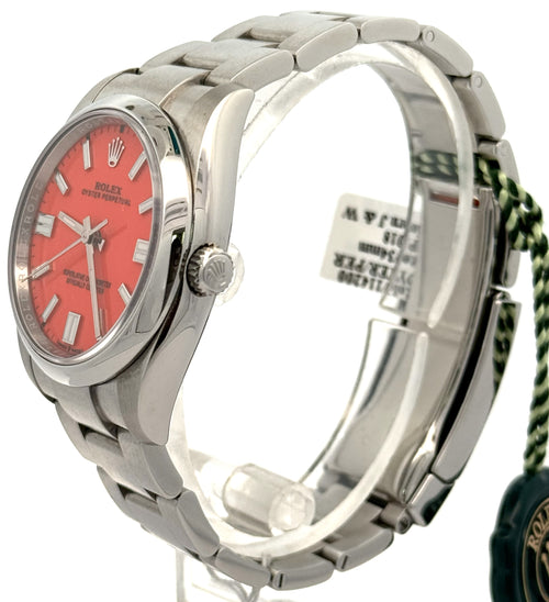 Pre-owned Rolex Oyster Perpetual 114200 - 2018 - Stainless Steel, S108656