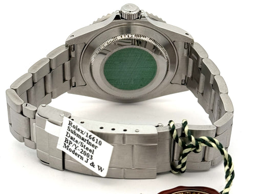 Pre-Owned Rolex Submariner 16610, Stainless Steel Watch 40mm, S108718