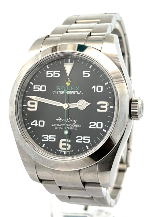 Pre-owned Rolex Air King 116900 - 2020 - Black Dial - Stainless Steel, S107075