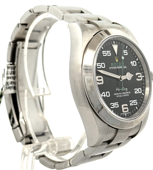 Pre-owned Rolex Air King 116900 - 2020 - Black Dial - Stainless Steel, S107075