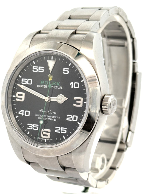 Pre-owned Rolex Air King 116900 - 2020 - Black Dial - Stainless Steel, S107075