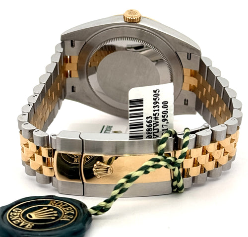 Pre-Owned Rolex Datejust 41mm 2 tone 18k Yellow Gold Watch 126333, Fluted Bezel, S108663