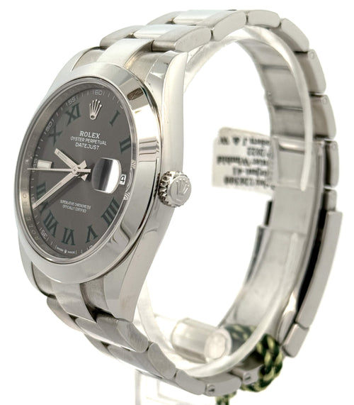 Pre-Owned Rolex Datejust 41mm SS Watch 126300 Smooth Bezel, S108610