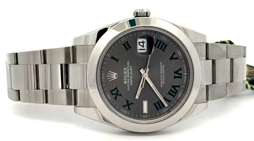 Pre-Owned Rolex Datejust 41mm SS Watch 126300 Smooth Bezel, S108610