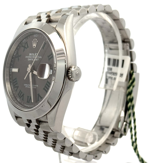 Pre-Owned Rolex Datejust 41mm SS Watch 126300 Smooth Bezel, S108638