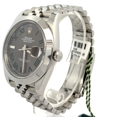 Pre-Owned Rolex Datejust 41mm SS Watch 126300 Smooth Bezel, S108638