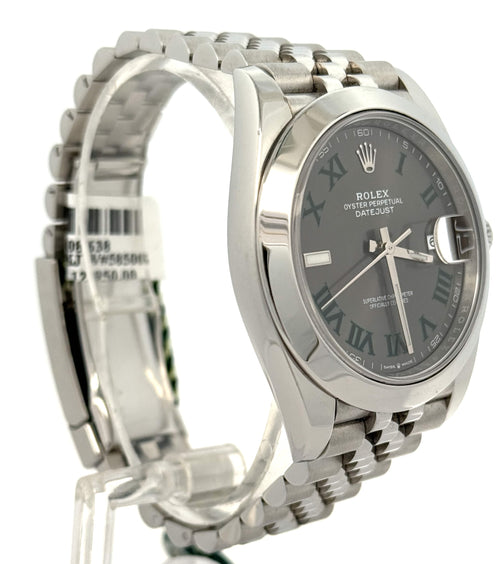Pre-Owned Rolex Datejust 41mm SS Watch 126300 Smooth Bezel, S108638