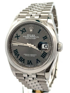 Pre-Owned Rolex Datejust 36mm SS Watch 126200 Smooth Bezel, S16797