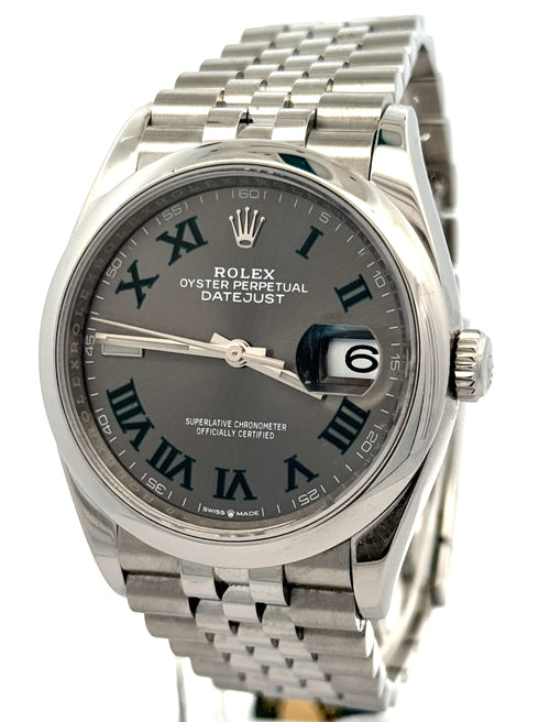 Pre-Owned Rolex Datejust 36mm SS Watch 126200 Smooth Bezel, S16797