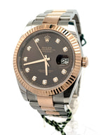 Pre-Owned Rolex Datejust 41mm, 2 tone 18k Rose Gold Watch, 126331, S108679