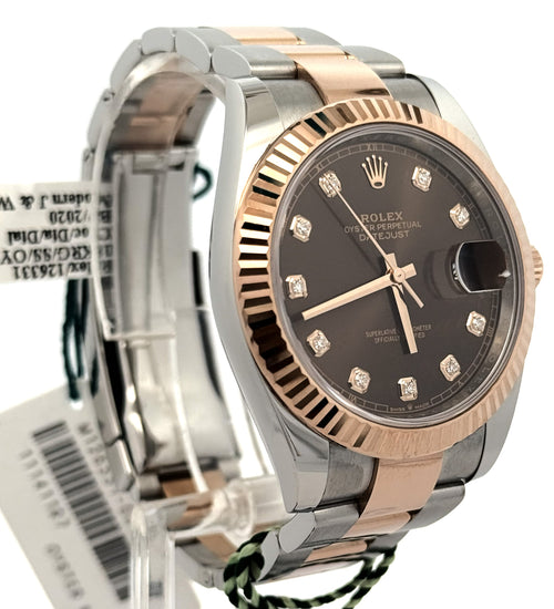 Pre-Owned Rolex Datejust 41mm, 2 tone 18k Rose Gold Watch, 126331, S108679