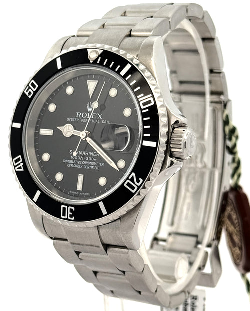 Pre-Owned Rolex Submariner Date 16610, Stainless Steel Watch, S108414