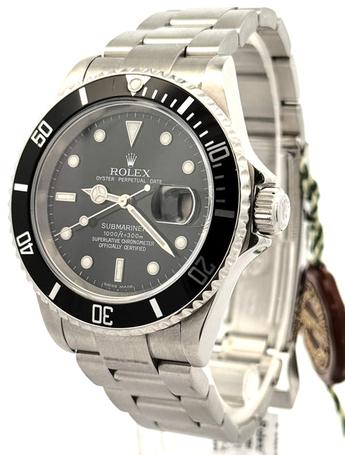 Pre-Owned Rolex Submariner Date 16610, Stainless Steel Watch, S108414