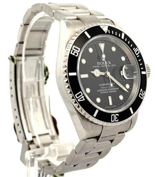Pre-Owned Rolex Submariner Date 16610, Stainless Steel Watch, S108414