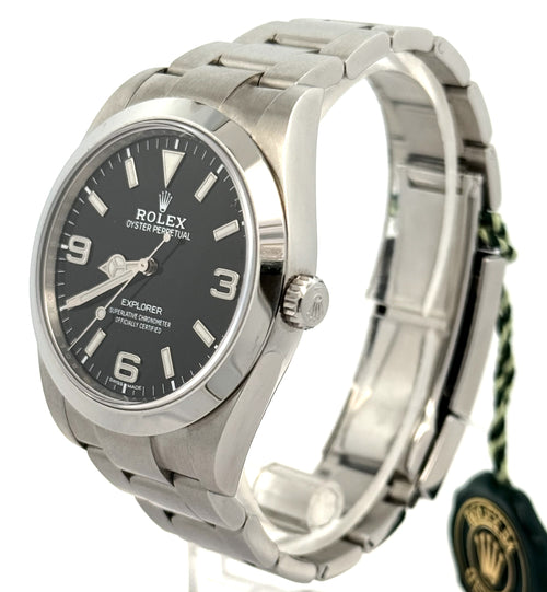 Pre-Owned Rolex Explorer 39mm - Black Dial - 214270 Watch, S108774