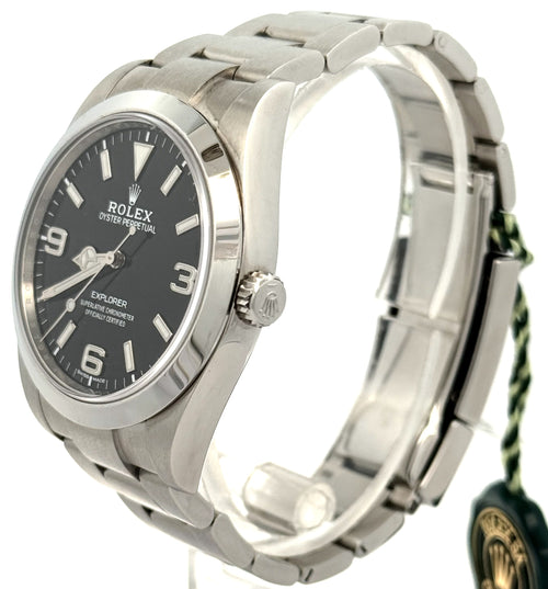 Pre-Owned Rolex Explorer 39mm - Black Dial - 214270 Watch, S108774