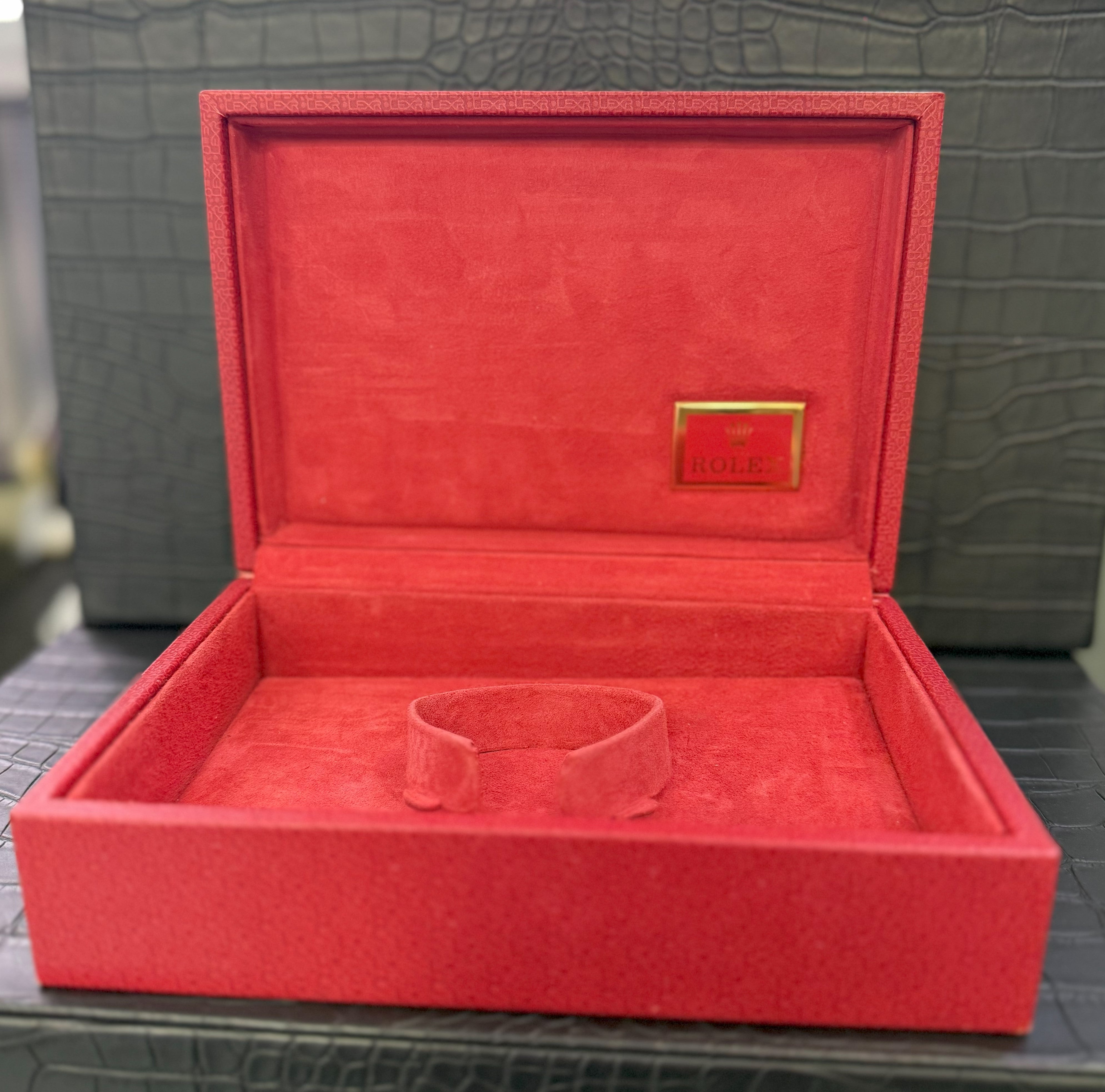 VINTAGE ROLEX WATCH BOX MONTRES ROLEX S.A.GENEVE SUISSE 60.00.02 (Pre-