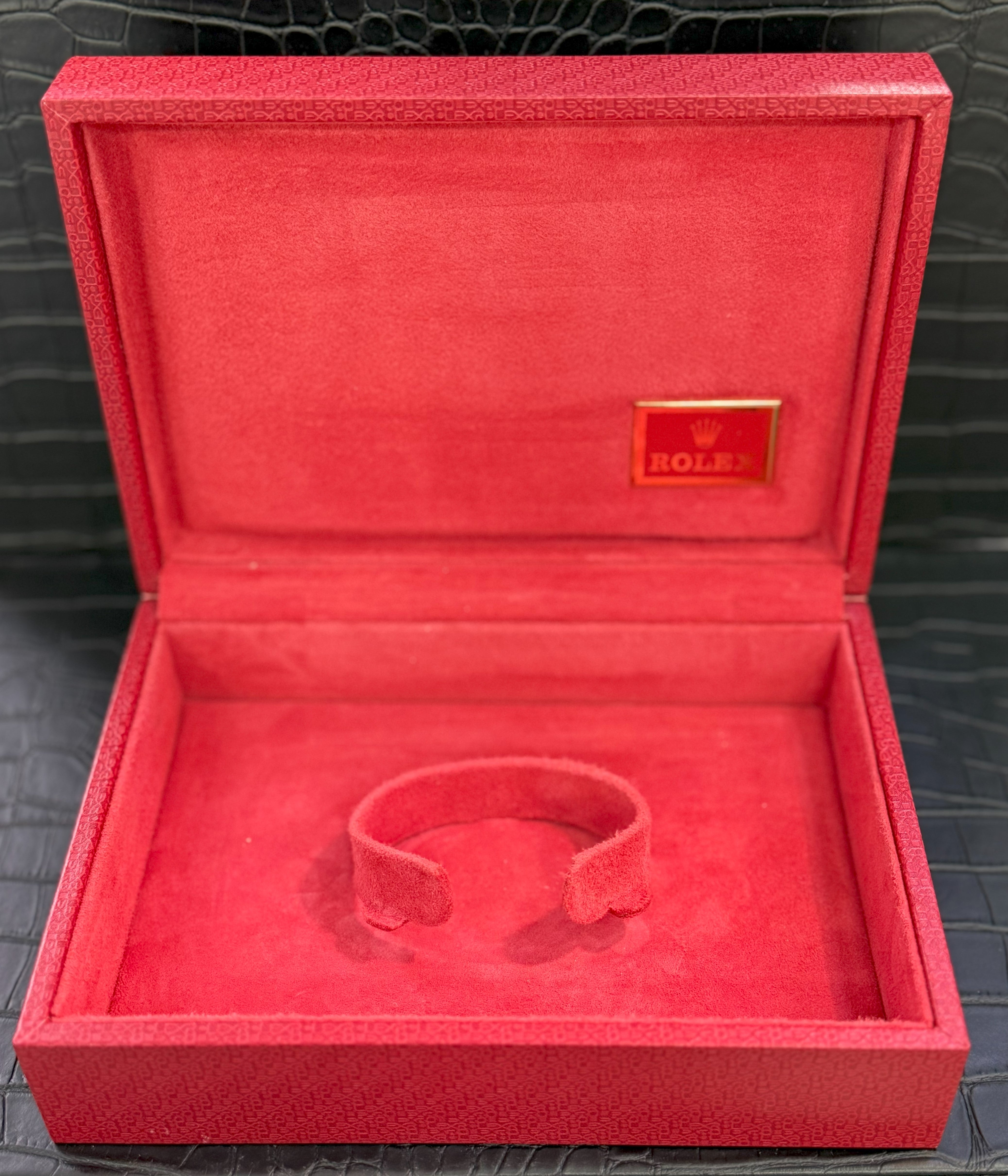 ROLEX レッドボックス Rolex Vintage President Datejust red watch box 90s -2000s