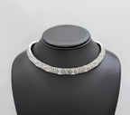 Vintage 18K White Gold Bulgari Parentesi Necklace, 137.7gm, 16 Inches (Pre-owned)