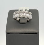 Platinum 1.50CT Baguette & Marquise Diamond Ring, 8.0gm, Size 6.5 S108365