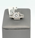 Platinum 2.00 CT Diamond Engagement Ring, 7.3g, Size 4.5, S107266