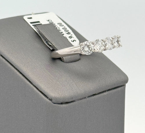 14k White Gold 1.50 CT Diamond Engagement Ring, 3.6g, Size 6.75, S104642