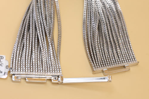 18k White Gold 27.25CT Diamond Tennis Bracelet, 7", 102.5g, S16815