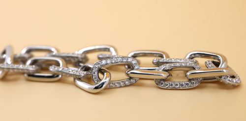 18k White Gold 7.5CT Diamond Ladies Bracelet