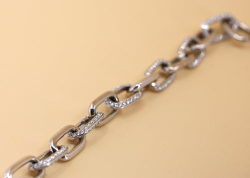 18k White Gold 7.5CT Diamond Ladies Bracelet
