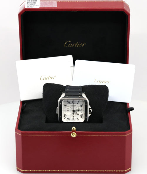 Santos de Cartier Chronograph watch - WSSA0017, S16817 (Pre-owned)