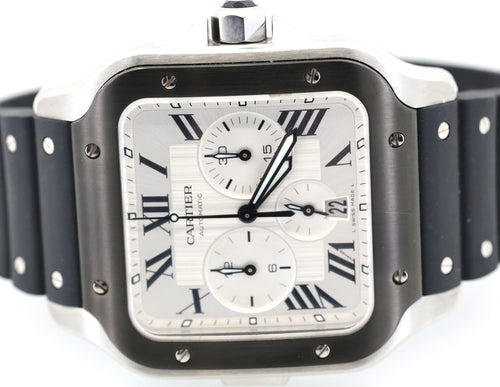 Santos de Cartier Chronograph watch - WSSA0017, S16817 (Pre-owned)