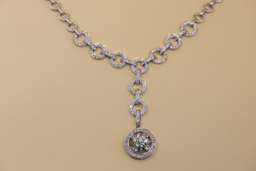 18k White Gold 2.25Ct Diamond Ladies Necklace, 40.3gr, S108851